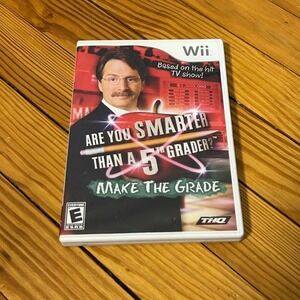 Are You Smarter Than a 5th Grader Make The Grade Nintendo Wii THQ Jeff Foxworthy
